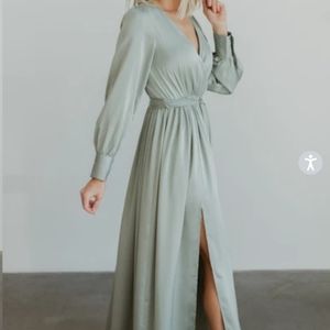 Baltic Born Jenna Sage Maxi Dress LARGE